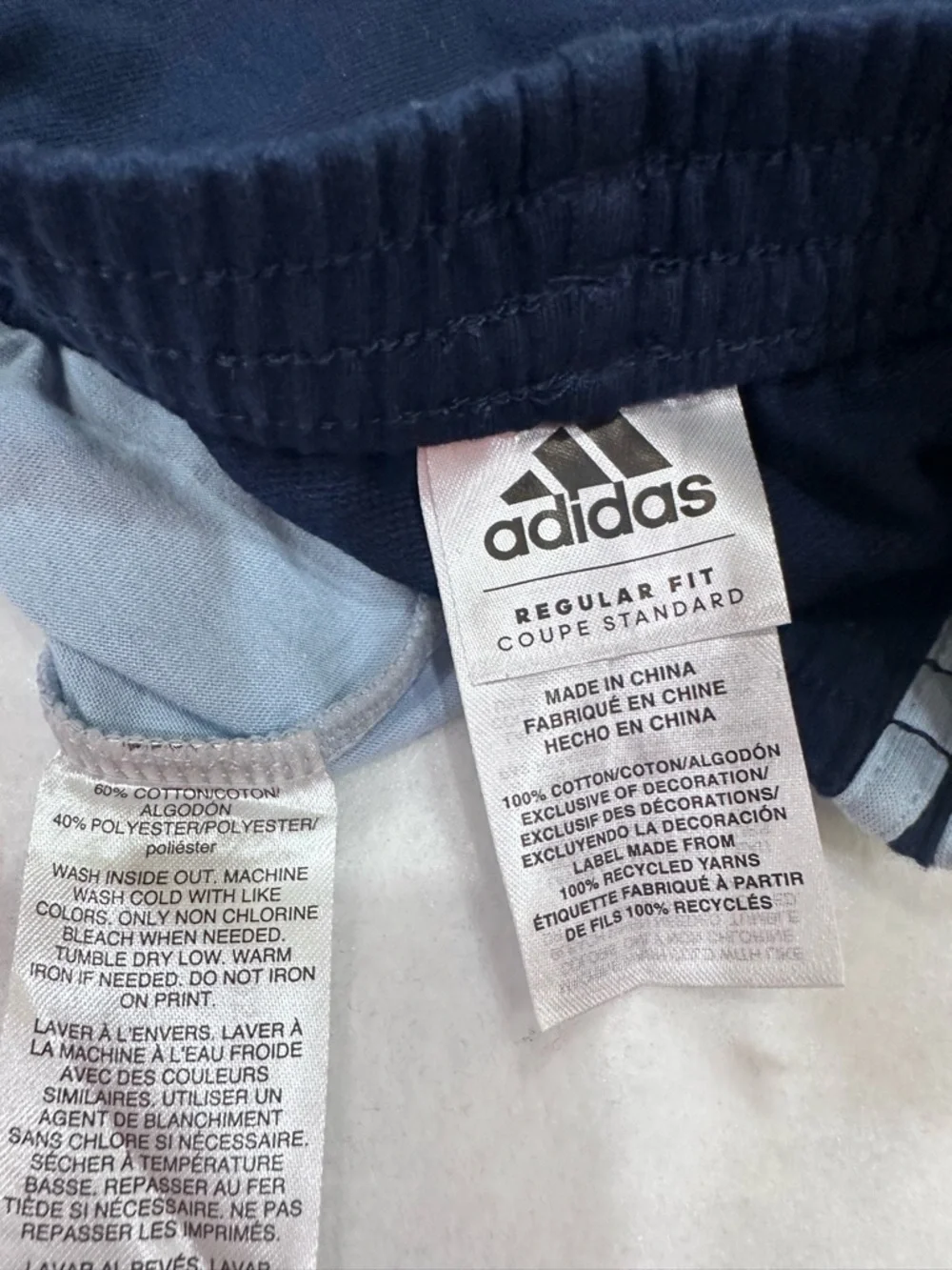 adidas cotton blend